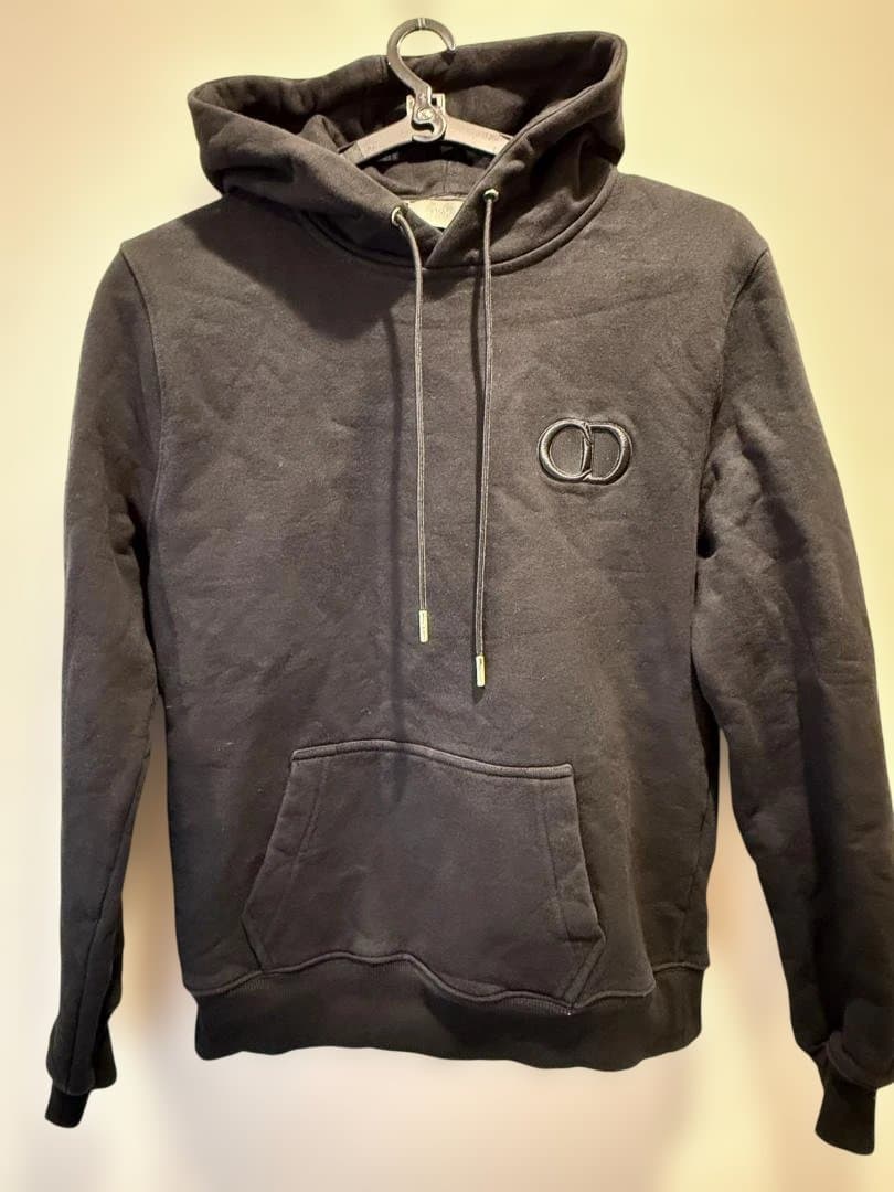 lisei　Dior ブラック フード付きパーカー