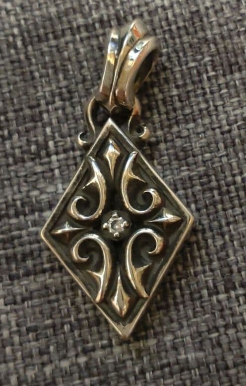 限定値下　 ディールデザイン クロス ペンダントトップ 925