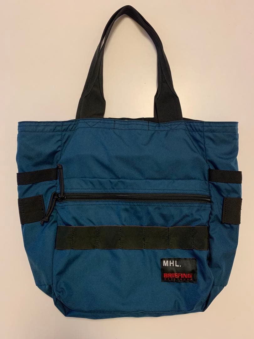MHL. BRIEFING トートバッグ 青