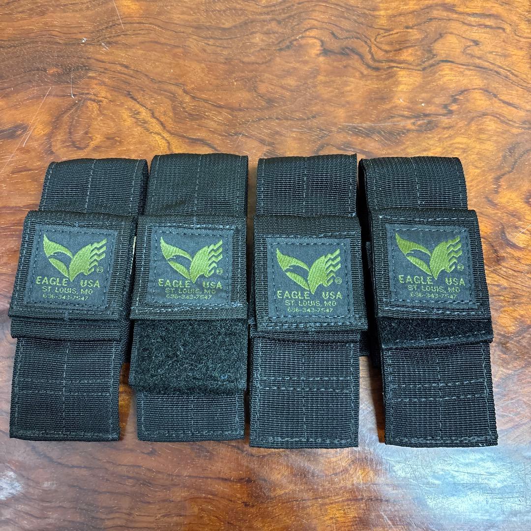 EAGLE USA ブラックライトポーチ 4個セット　0204o218