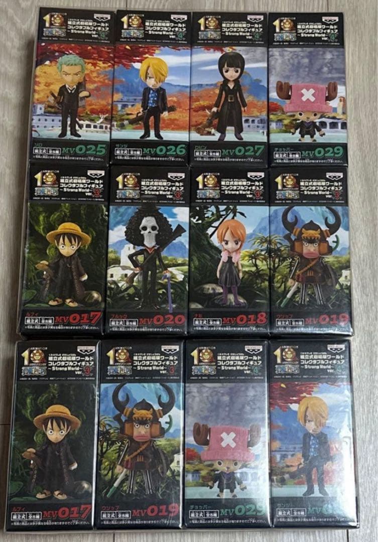 ぺ*)様 ワンピース 劇場版ワールドコレクタブルフィギュア vol.3.4 麦わ