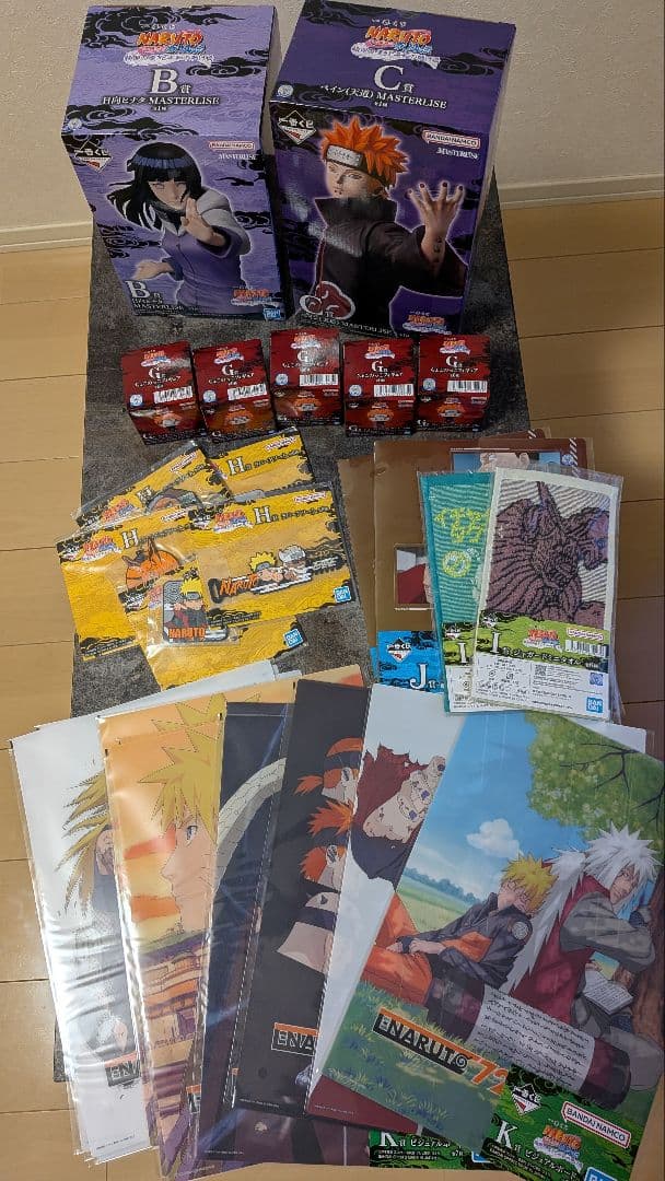 NARUTO ナルト疾風伝 一番くじ B賞日向ヒナタ C賞ペイン(天道) +α