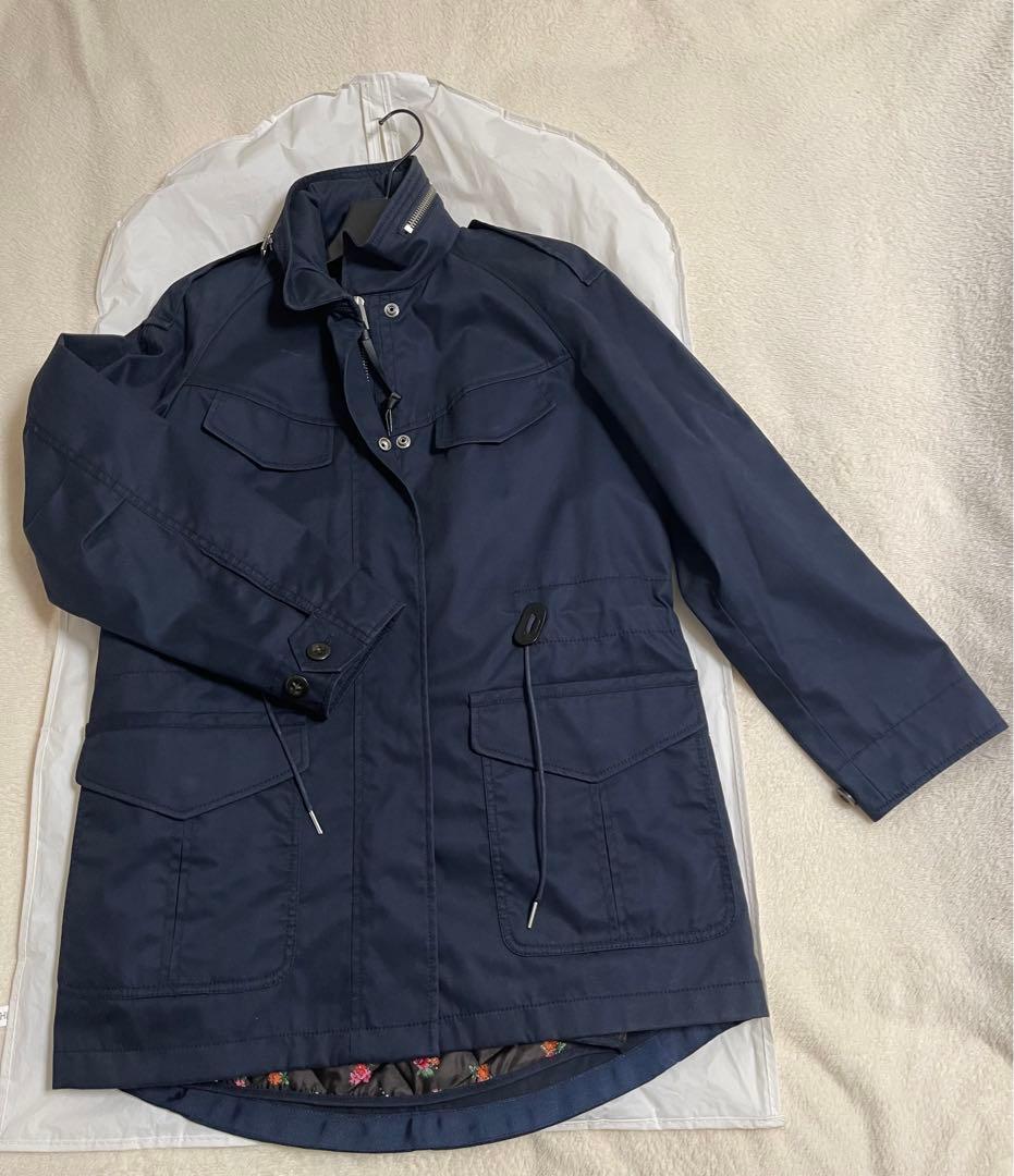コーチ M65 ミリタリーコート S ネイビー 中綿入りライナー付き