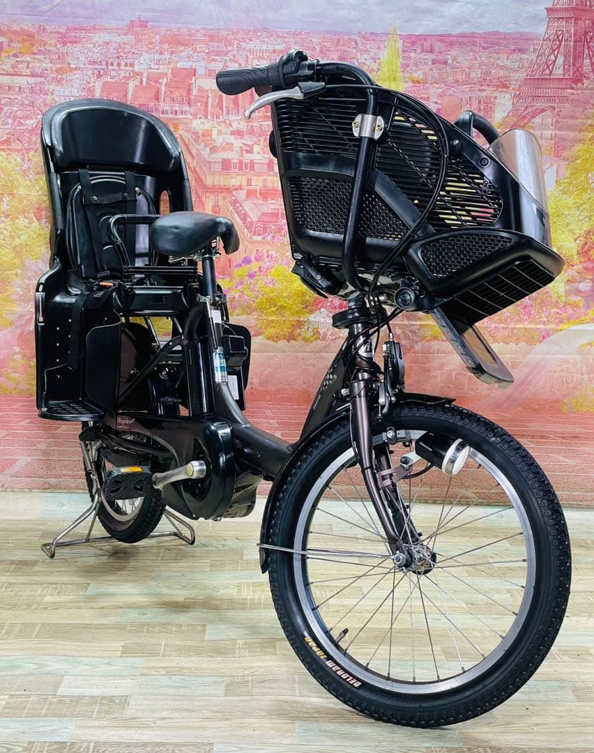 ZK3458 電動自転車 ブリヂストン アンジェリーノ 子供乗せ 20インチ