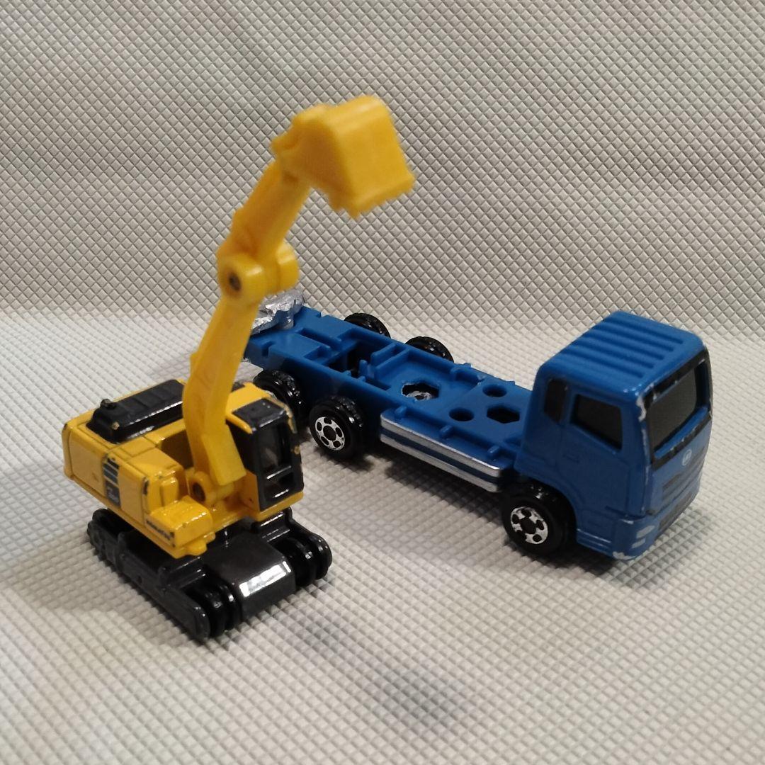 ☆商談中☆ 4977 マックトミカ 日産UDクオン ユンボ積載 - メルカリ