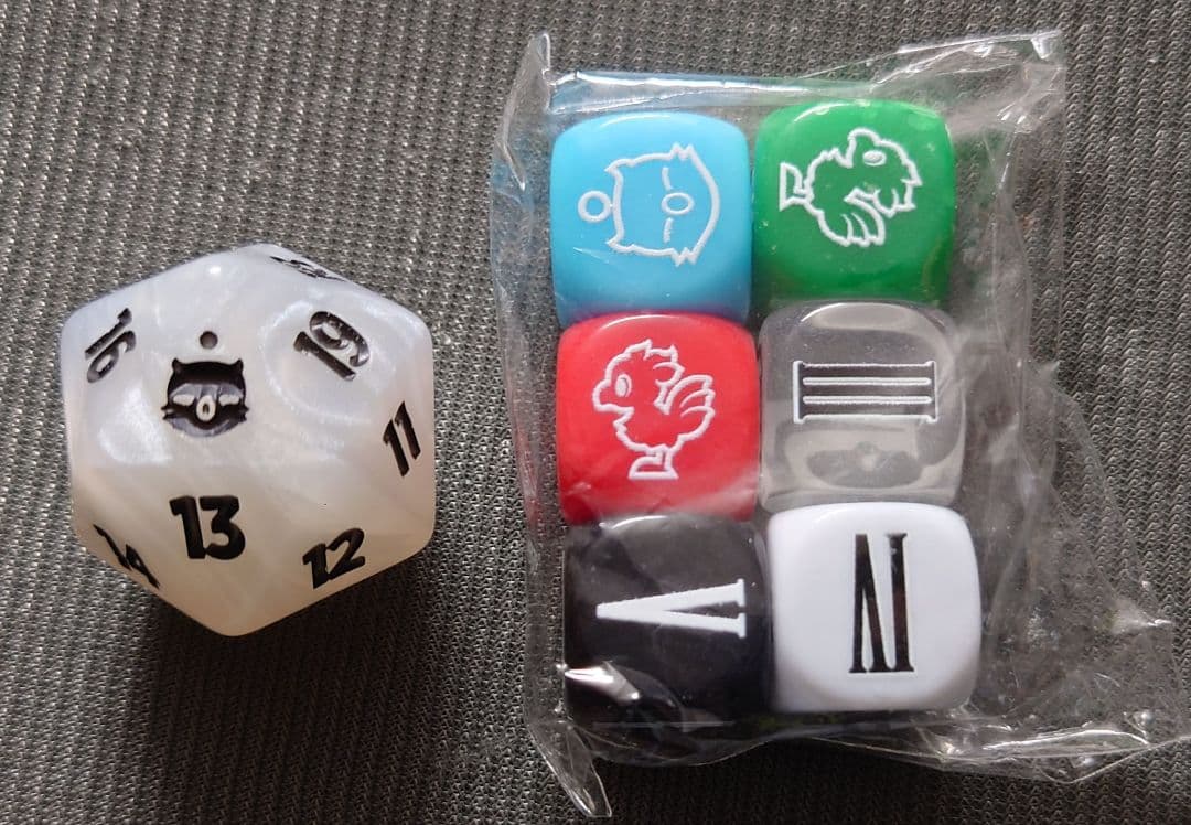 mtg 非売品 稀少 2個セット モーグリ ビッグダイス 大戦祭 ffダイス