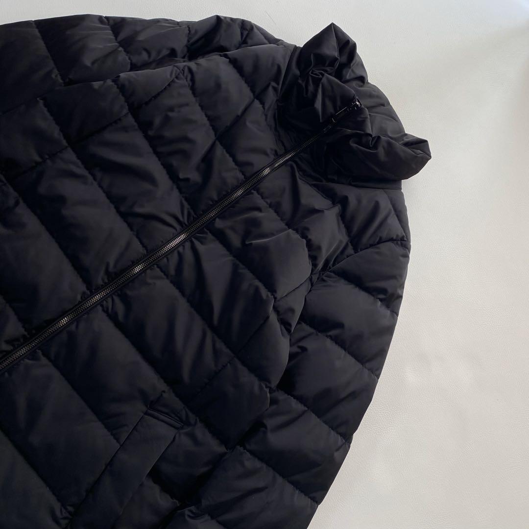 極美/ダウン】マッキントッシュロンドン スタンドカラーコート 黒 38