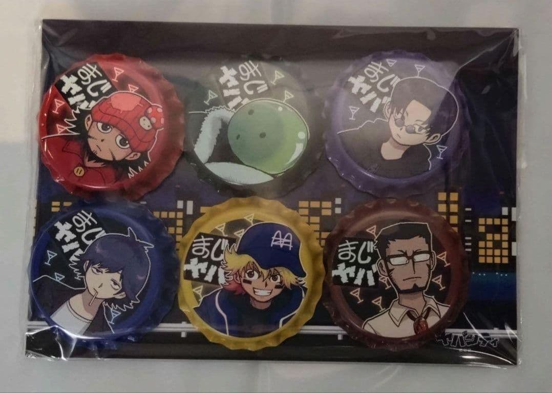 まじヤバシティ【土曜21時のMAZI 夜 bar】 王冠型缶バッジセット