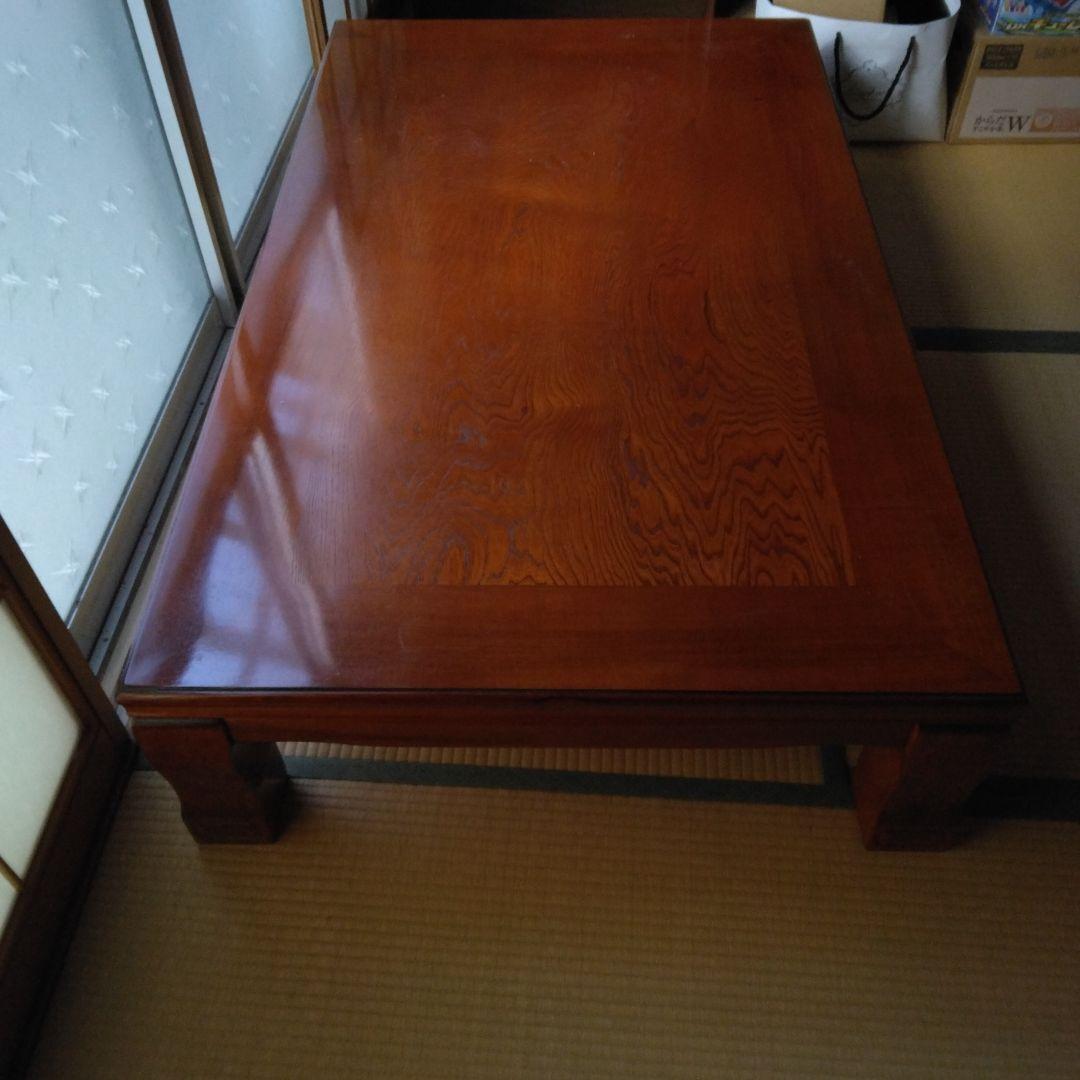 R*n様 木製茶色座卓 光沢仕上げ