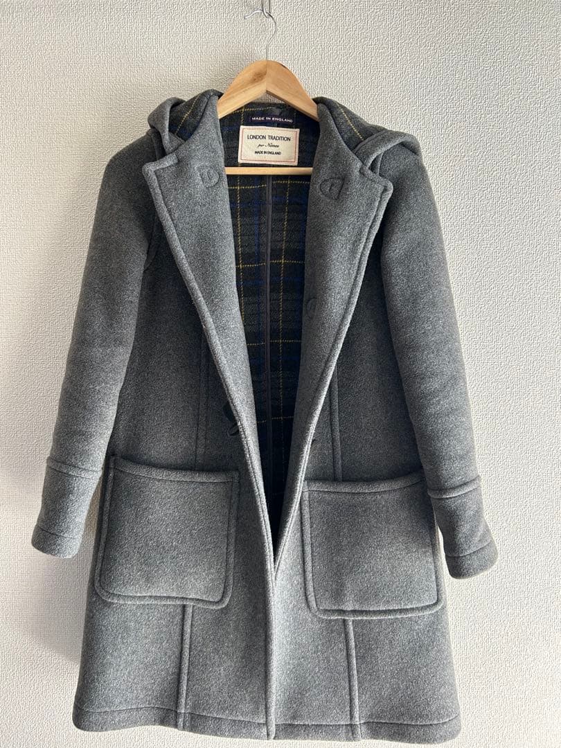 LONDON TRADITION ダッフルコート 34サイズ グレー - メルカリ