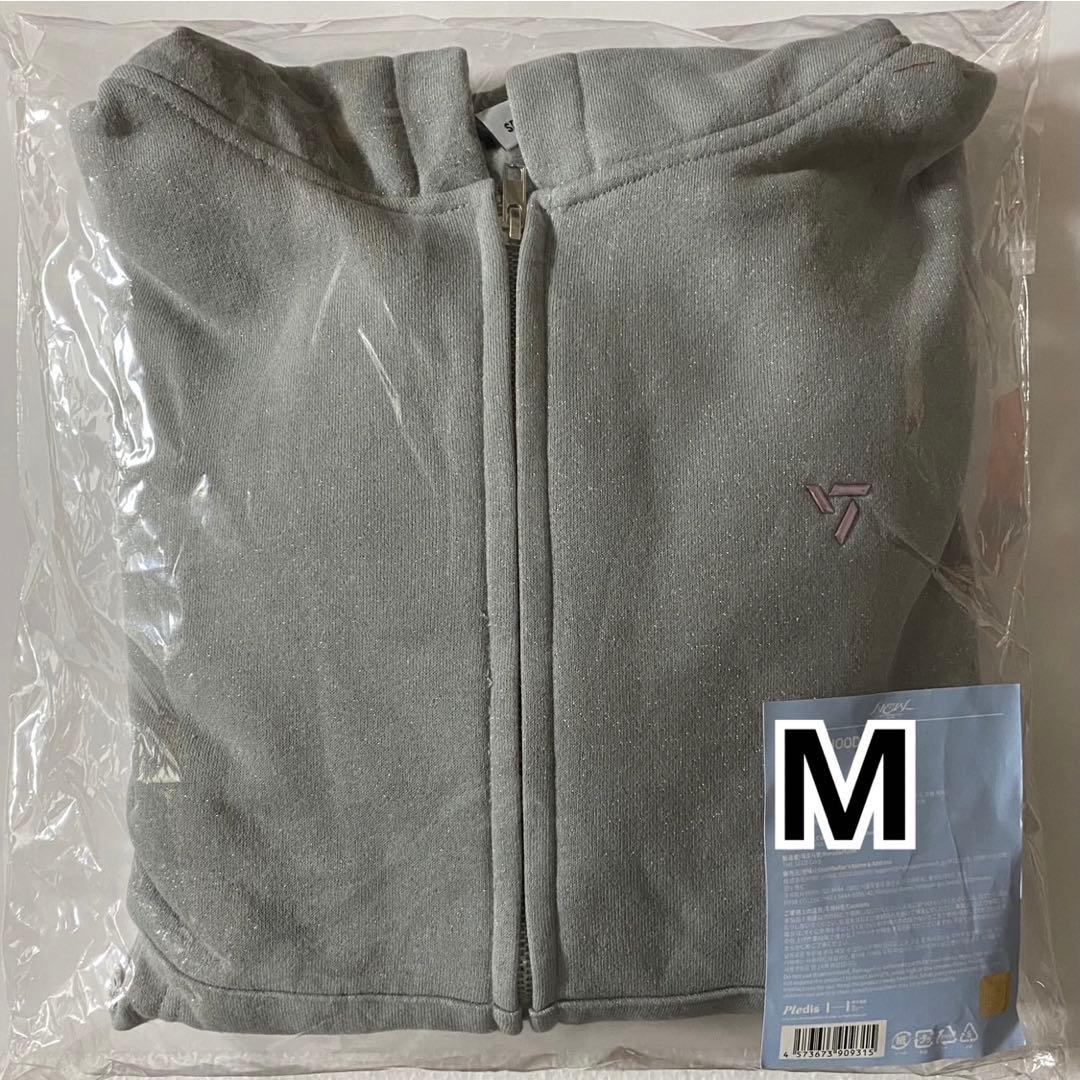 SEVENTEEN NEW_ ZIP フーディー グレー Mサイズ