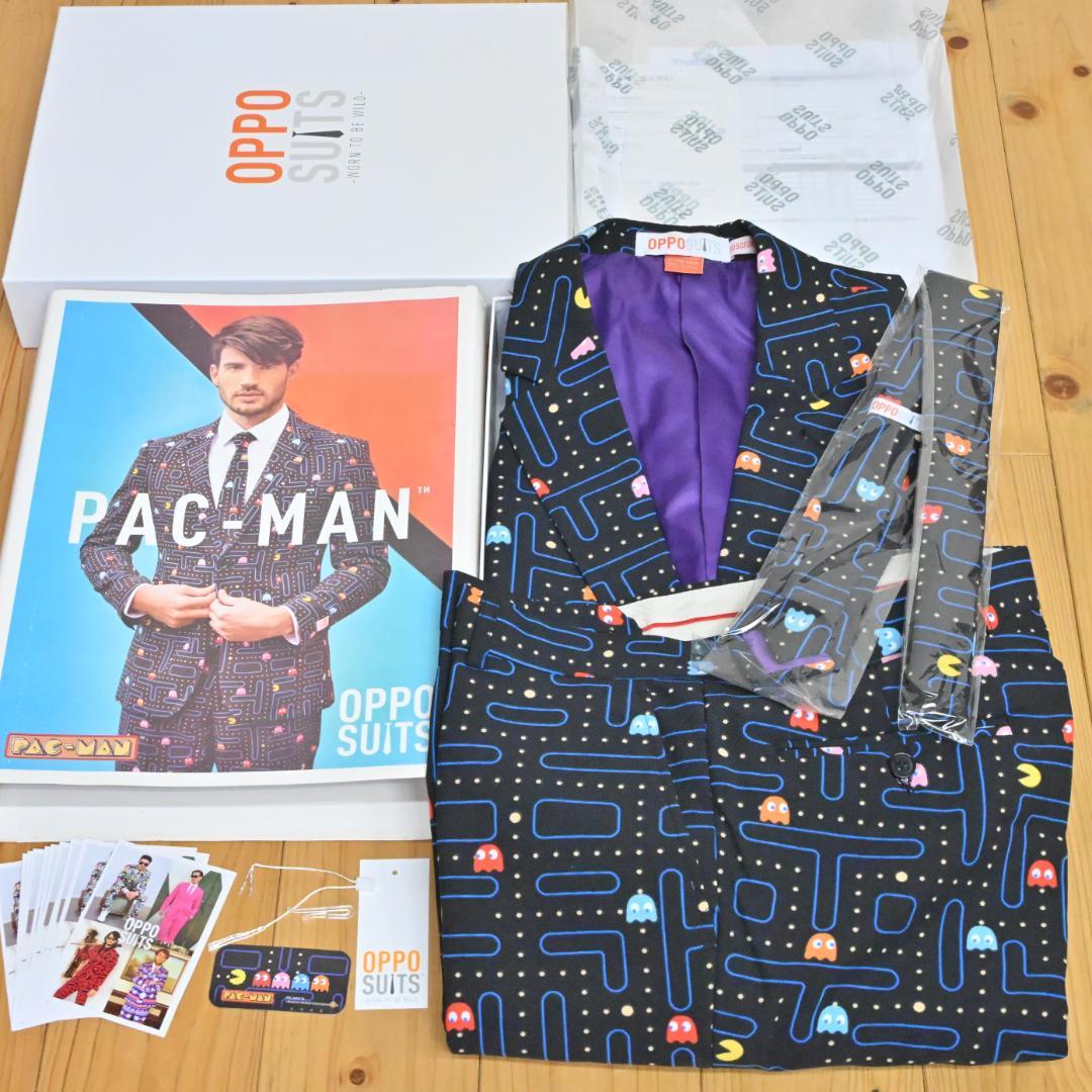 【新品同様】PAC-MAN パックマンスーツ3種セット メンズM〜L Oppo