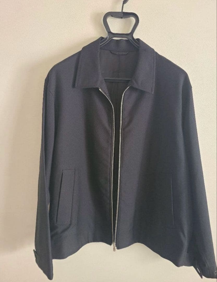 steven alan ジップアップ ウール ジャケット ブラック L