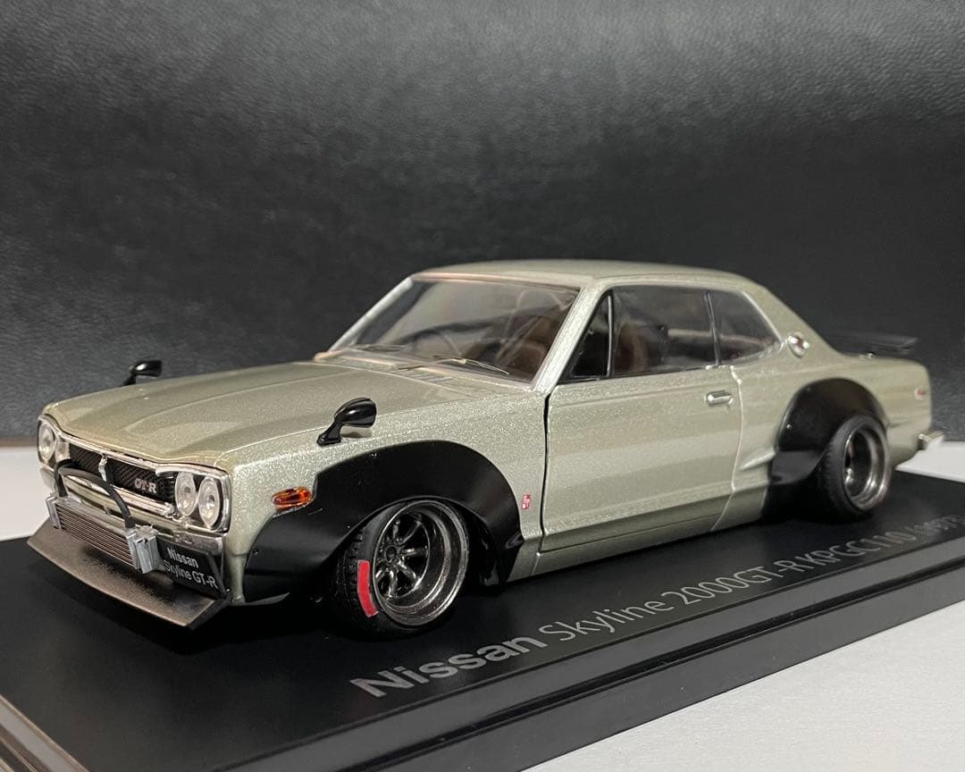 1/24 アシェット 国産名車 スカイラインGT-R ハコスカ改 カスタム