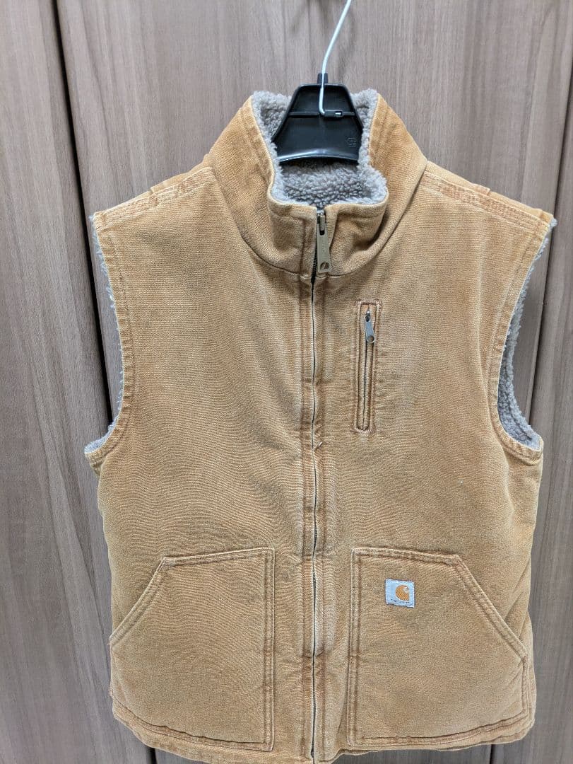 【希少サイズS】carhartt ダックベスト カーハート ユニセックス レア