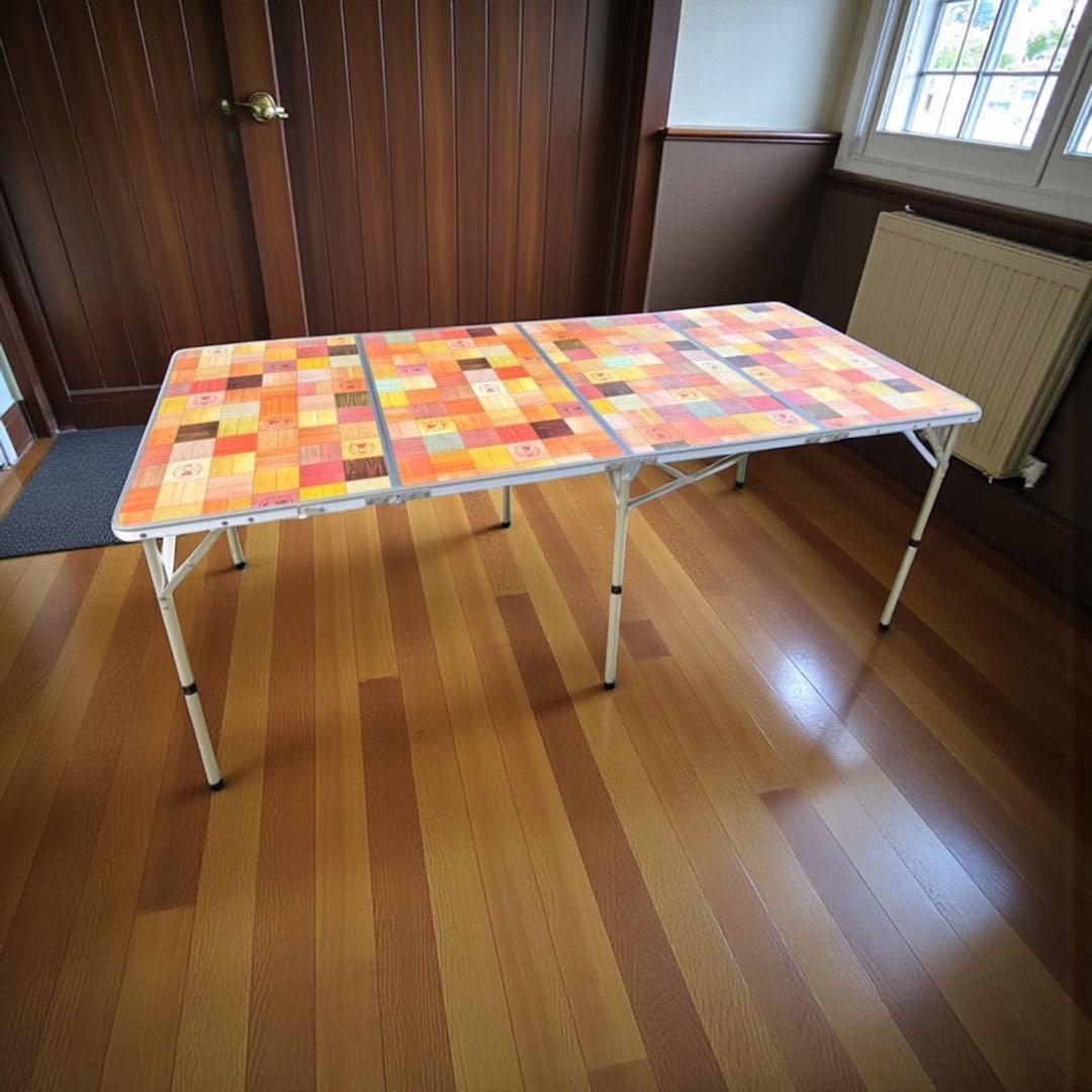 じ*）様 コールマン ナチュラルモザイクリビングテーブル180プラス キャンプ