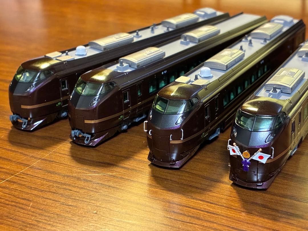 KATO E655系和 8両フルセット 室内灯付き