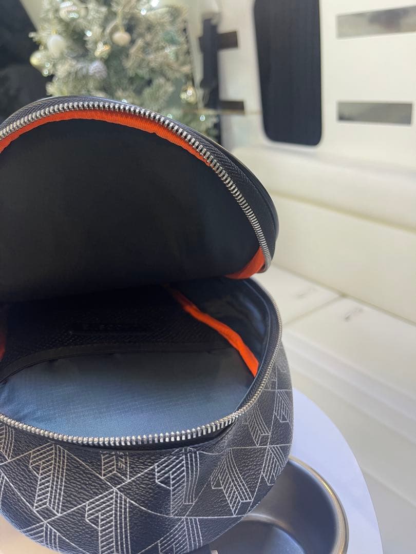 LACOSTE ラコステ メンズ ボディバッグ 黒 モノグラム 未使用 ブラック