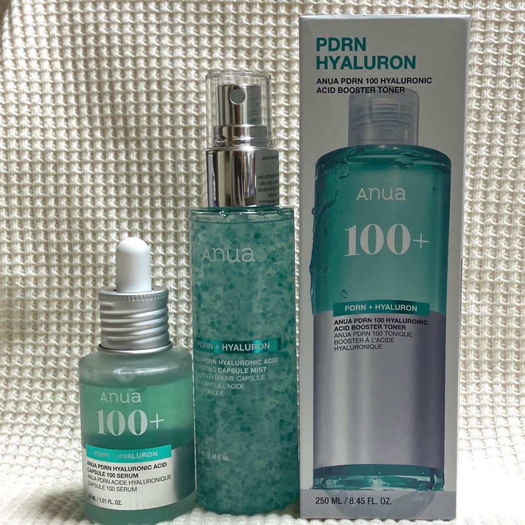 Anua アヌアPDRN 100+ヒアルロン酸 ブースタートナー ミスト セラム
