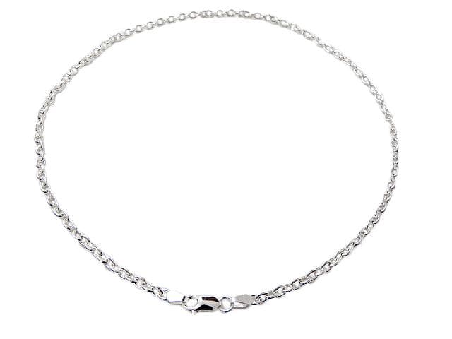 あずきチェーン 3.5mm 40cm～ カット無し シルバー925 小豆 細丸