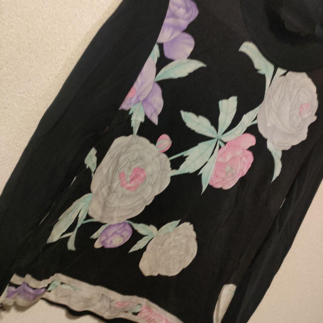 k7 超美品 レオナール LEONARD 長袖 セーター カシミヤ100 38 - メルカリ