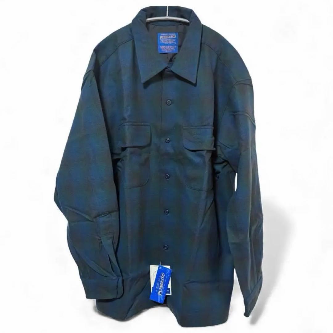 N-571 激レア　PENDLETON 　ボードシャツ　90s 00s オンブレ