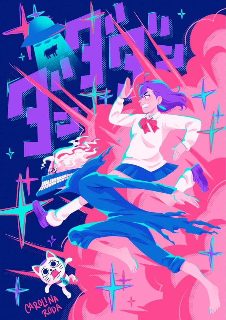 ※おまけ付【リペイント作品】 ダンダダン オカルン&モモ アニメ塗り 2次元塗装