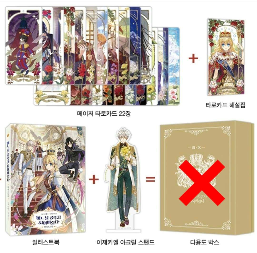 ある日、お姫様になってしまった件について　韓国　イラストブックボックス　セット