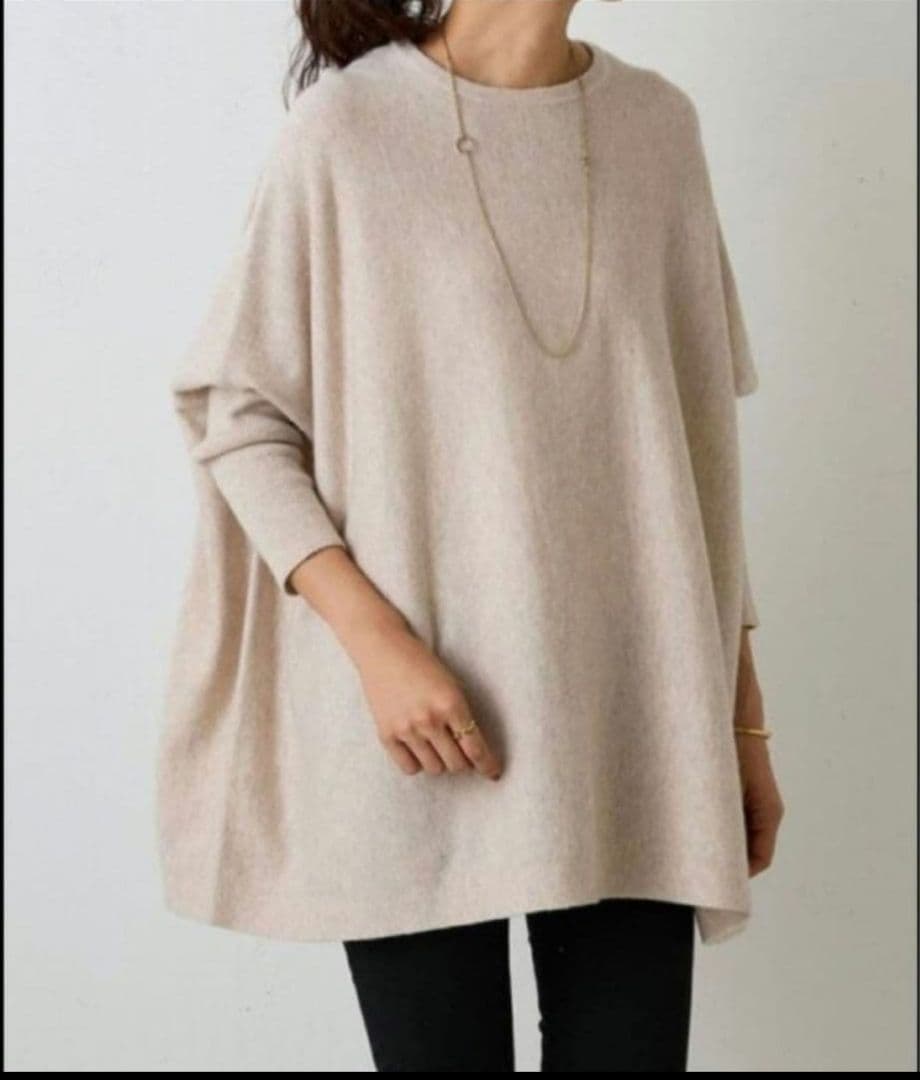 ビアズリー BEARDSLEY クルービッグ ニット セーター フリーサイズ BEARDSLEY（ビアズリー） ニット セーター クルービッグニット