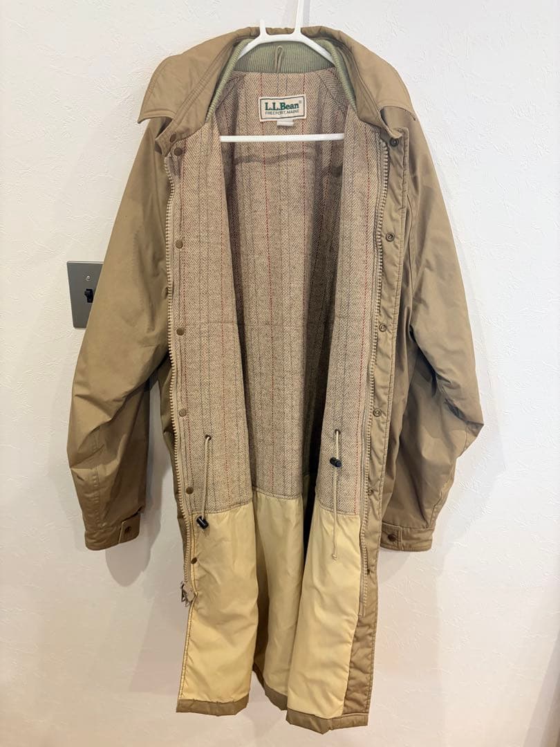 80s USA製 L.L.Bean”エルエルビーン”ストームコート［L］