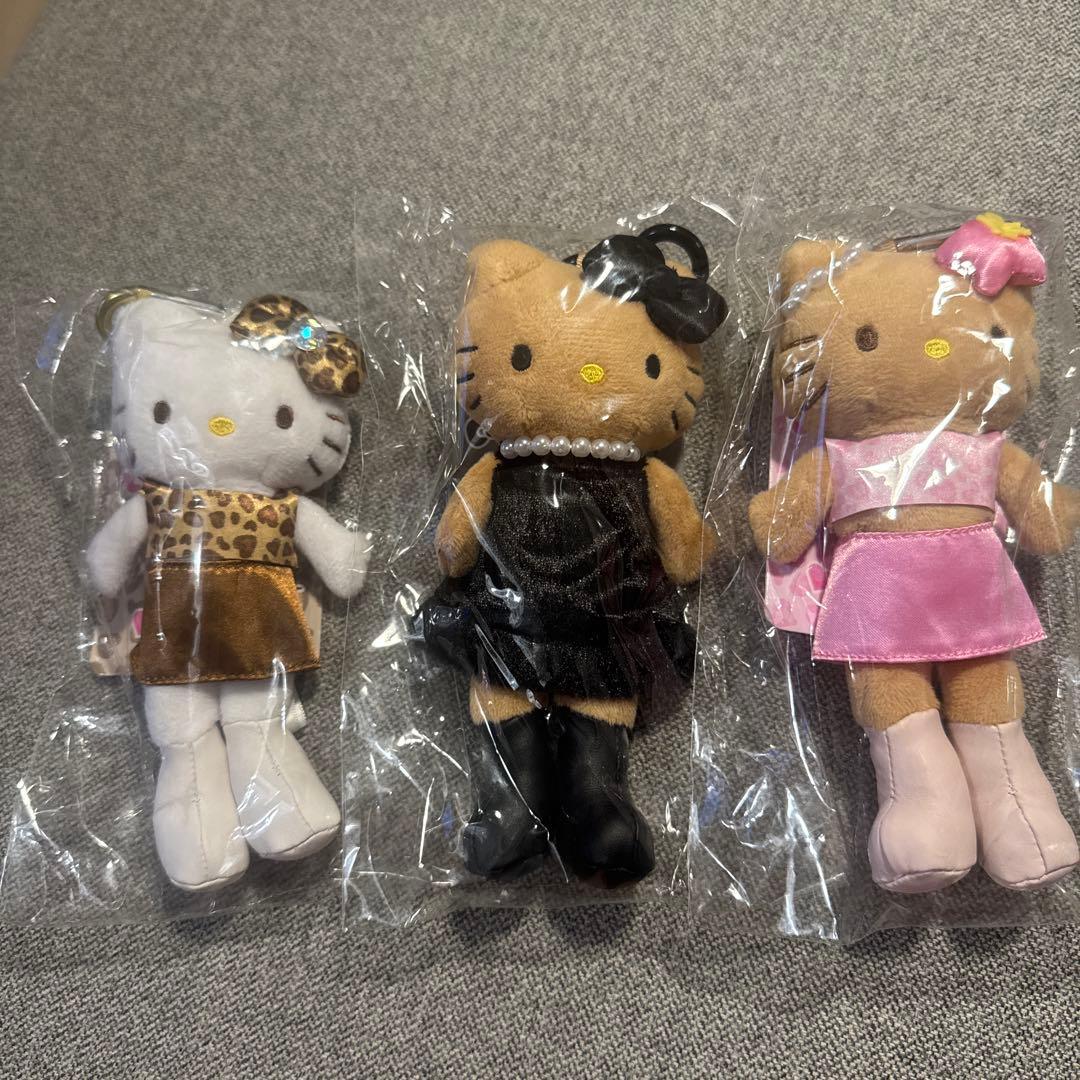 レア ハローキティ スタイルアップマスコット足長 GOGO GALブラック