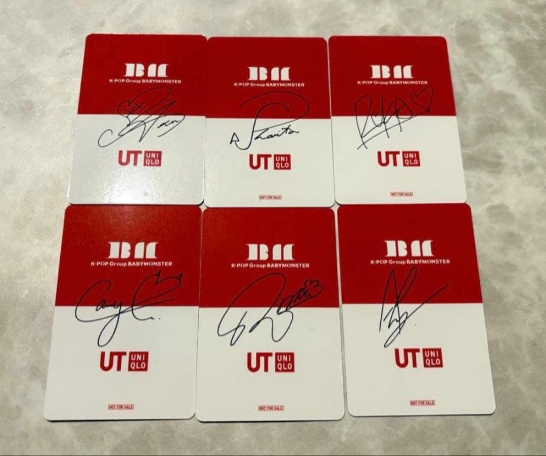 Babymonster x ユニクロ 購入特典 全6点セット ベビモン A - メルカリ
