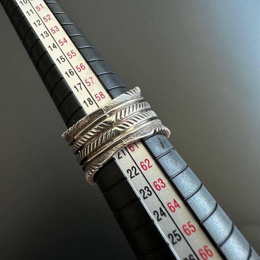 Navajo Ron Bedonie チゼルワーク リング 20号 - メルカリ