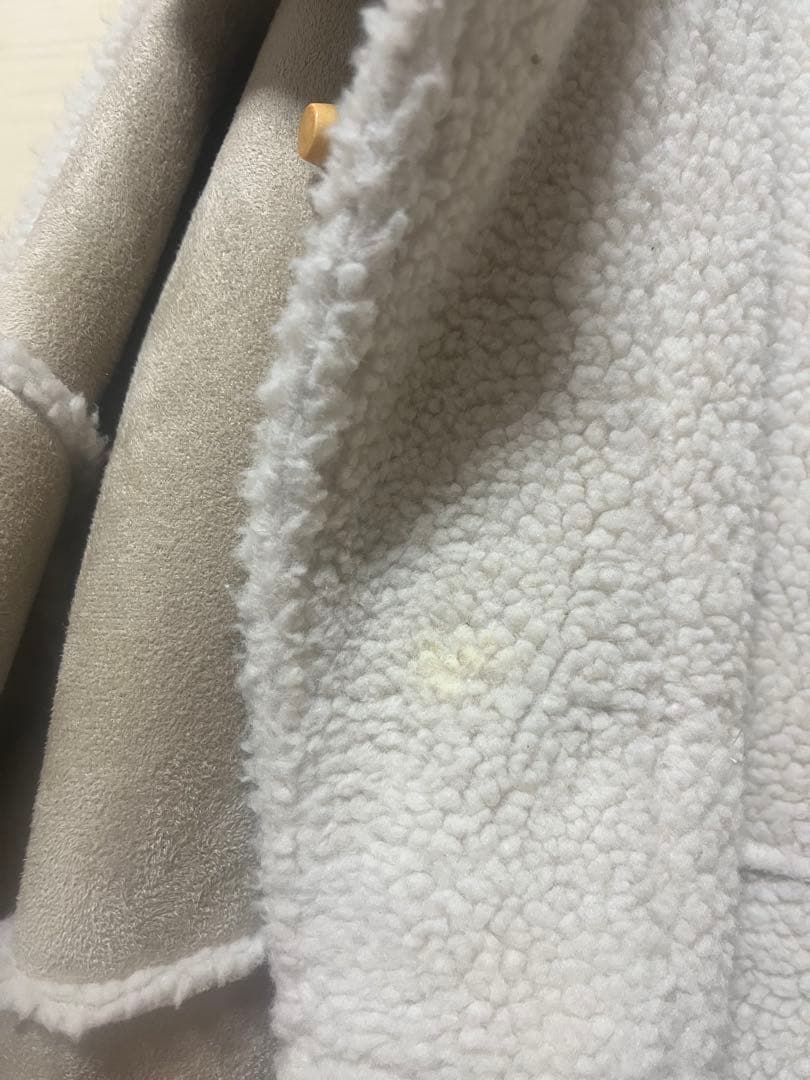 ollun ボアスエードコンビネーションコート オルン きりまる - メルカリ