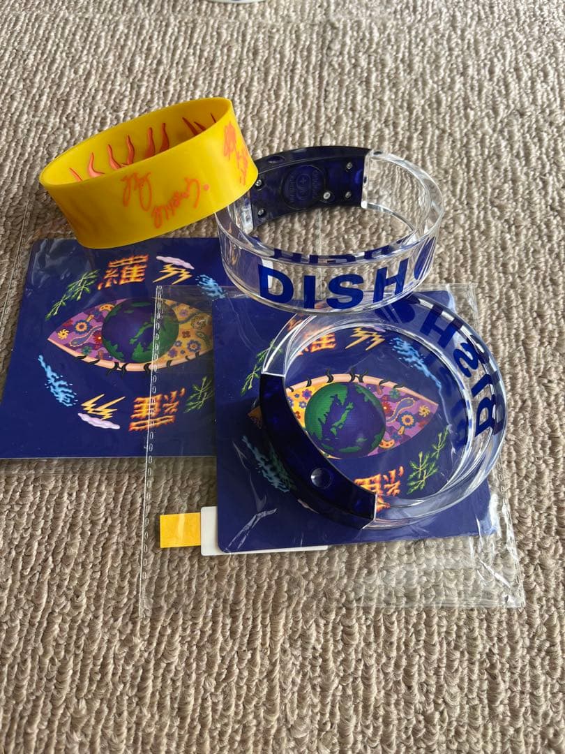 DISH// ライトバングル 2個セット 青 ラバーバンド 森羅万象