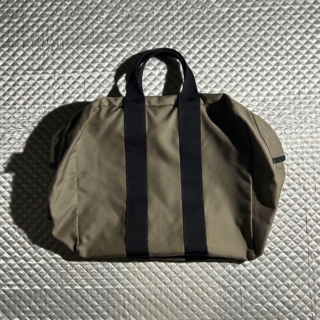 HOMME PLUS ダブルジップナイロンハンドバッグ ボストン