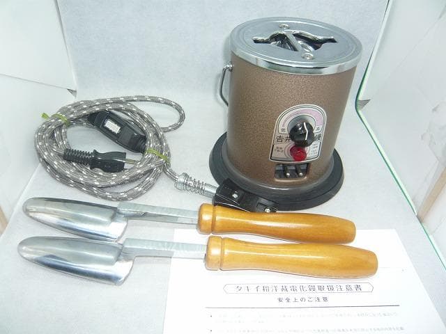美品　吉井(タキイ)和裁電化鏝　ランプ付　和裁こて　和裁コテ　　鏝２本付