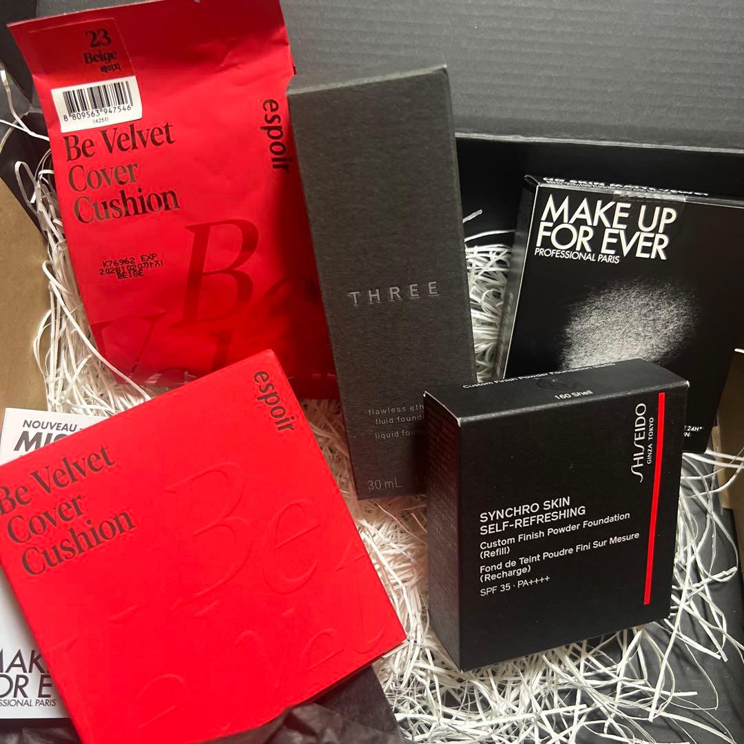 ファンデーション まとめ売り 5点 ほぼ新品 箱あり