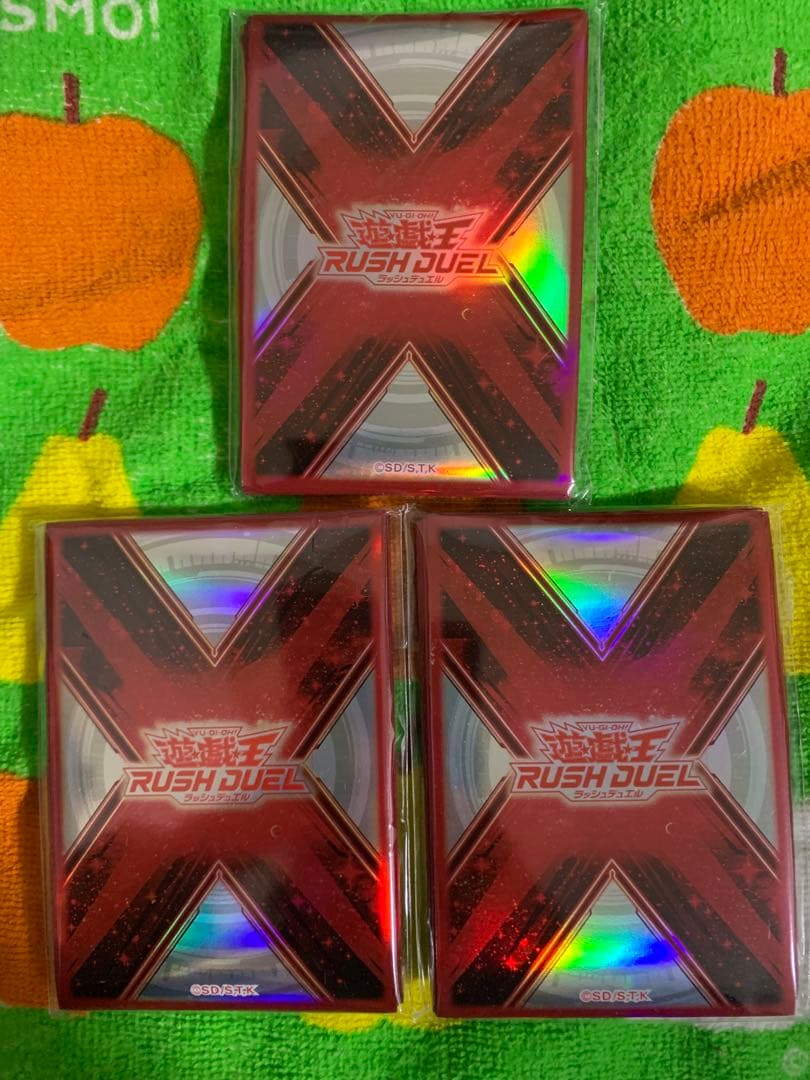ラッシュデュエル 遊戯王の日 スリーブ 赤 80枚 - メルカリ