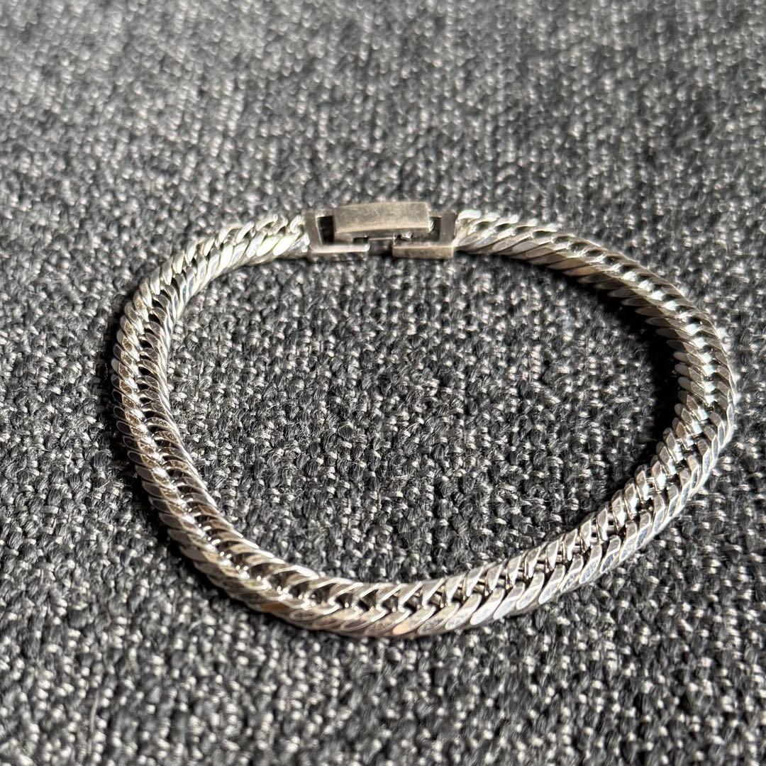 シルバー925 喜平 12面 トリプル ブレスレット