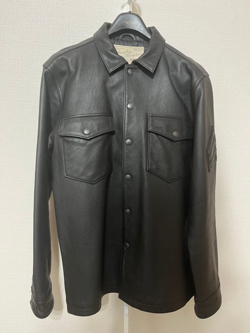 [美品] AVIREX レザージャケット　XL