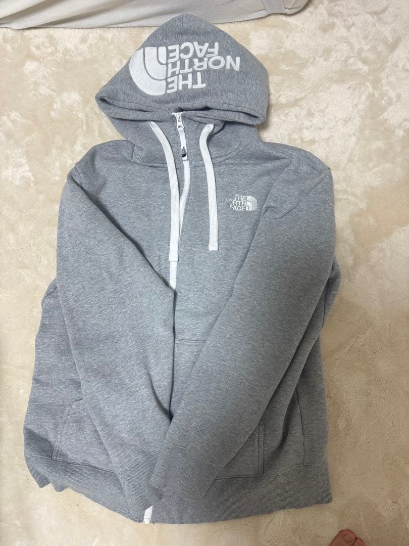 THE NORTH FACE グレー フルジップ パーカー Lサイズ