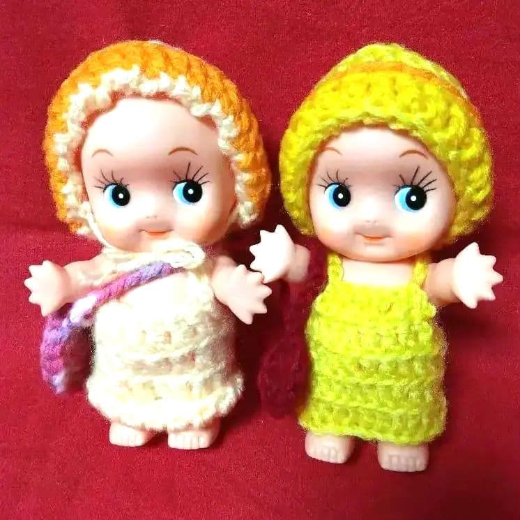 値下げ　新品　日本製　キューピー人形　洋服手編み　15cm   まとめ売り