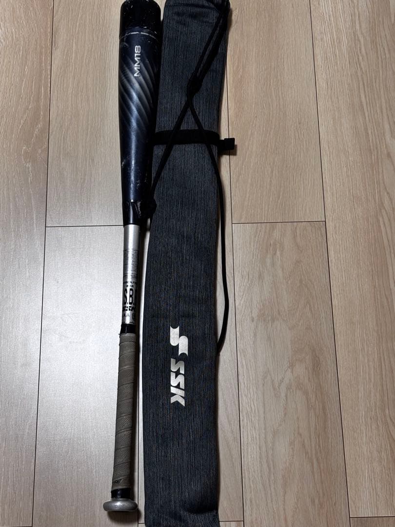 SSK MM18 ミドルライト 軟式野球バット バットケース付き