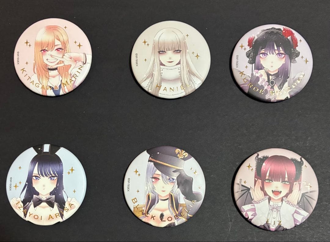 【未使用美品】着せ恋展　缶バッジ6個