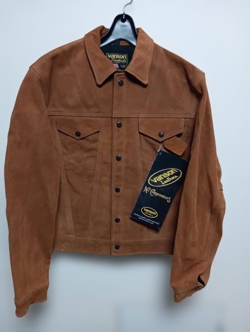 VANSON SUEDE JACKET made in usa　新品　未使用