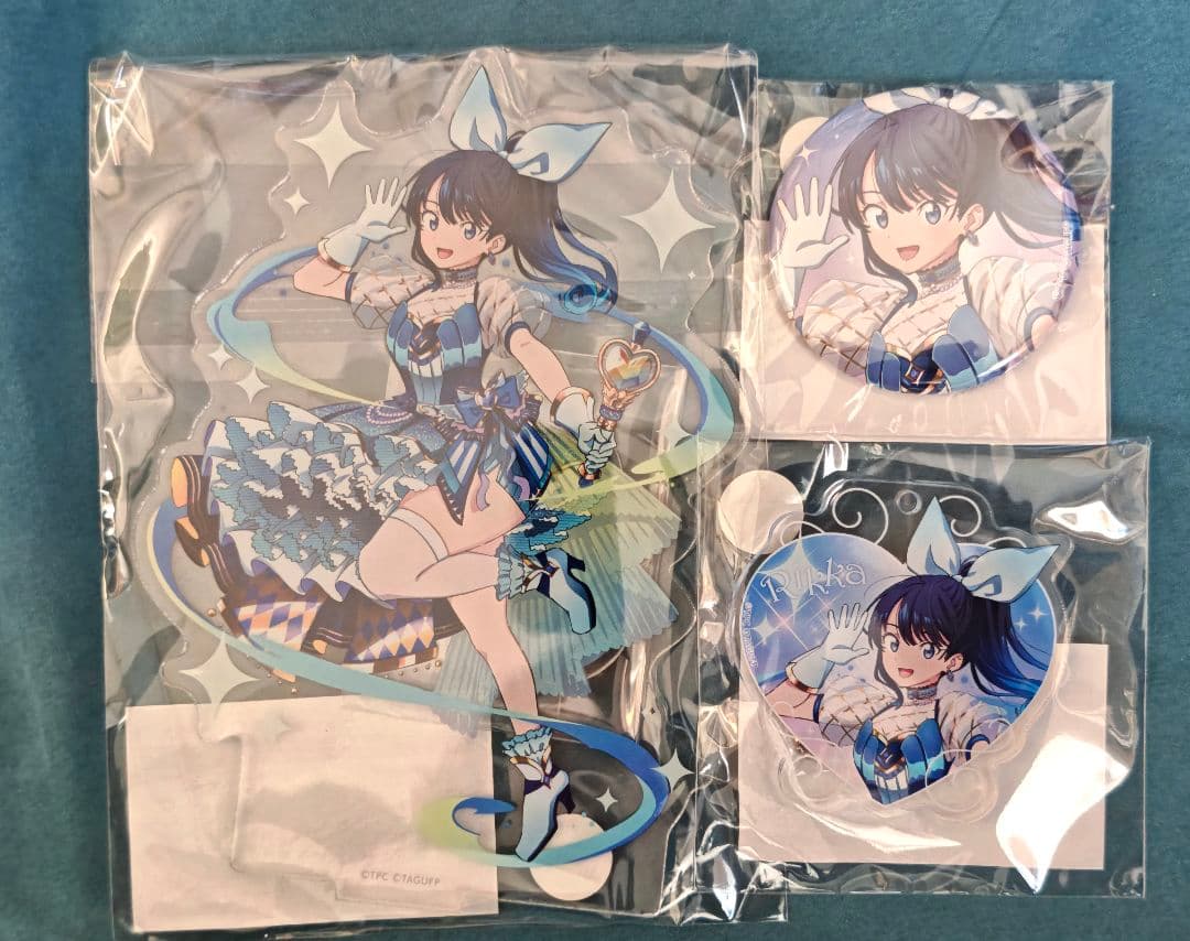 くじコレ if魔法少女 宝多六花 アクリルスタンド+缶バッジ+キーホルダー