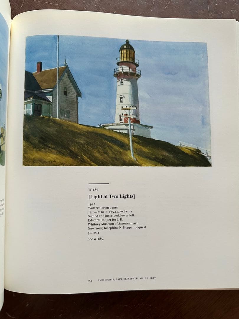 エドワード・ホッパー 水彩画集 洋書 大型本 美品 希少
