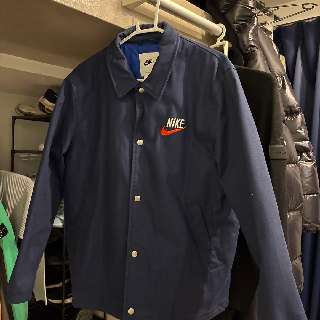 Nike ネイビー コーチジャケット