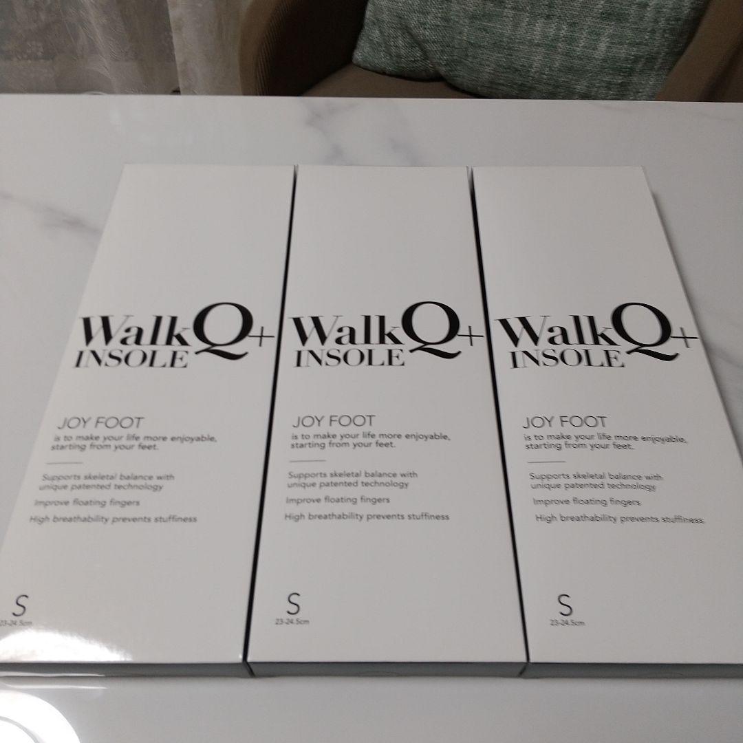WalkQ+ インソール Sサイズ 23-24.5cm×3